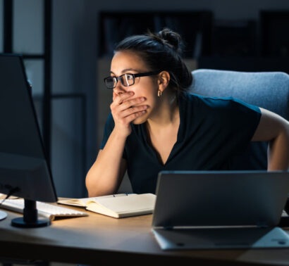 Ransomware Business Computer Malware Privacy Breach. Data Hacked