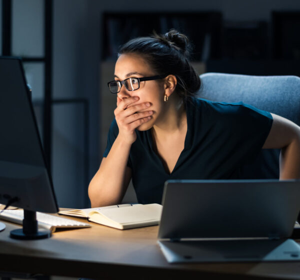 Ransomware Business Computer Malware Privacy Breach. Data Hacked